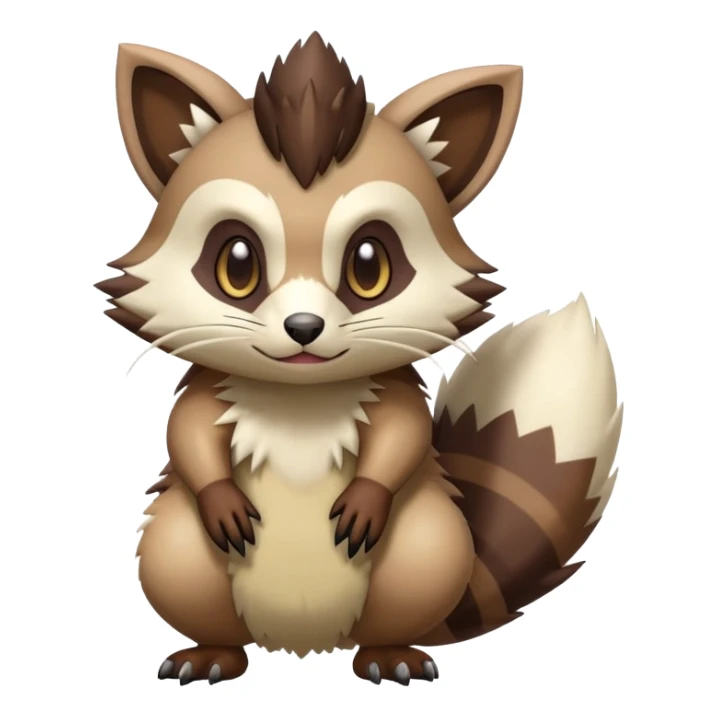  Zigzagoon-Furret-Hybrid (Full body) sticker