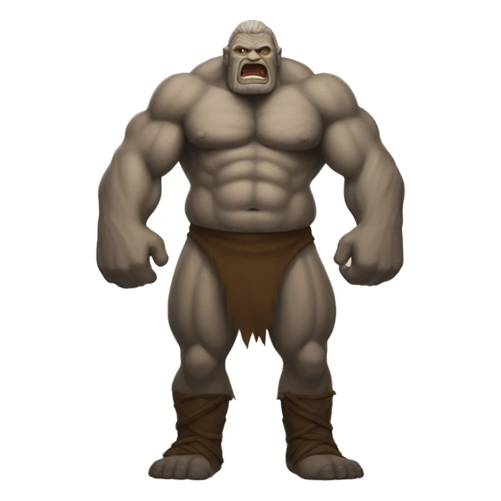 giant: Enormous humanoid creatures known for their strength and sometimes aggressive nature. sticker