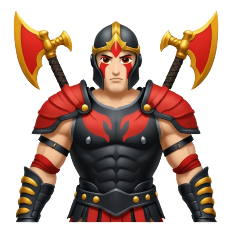 ares god of war black armour sticker