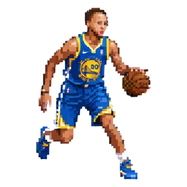 portrait of Stephen Curry without a beard sticker