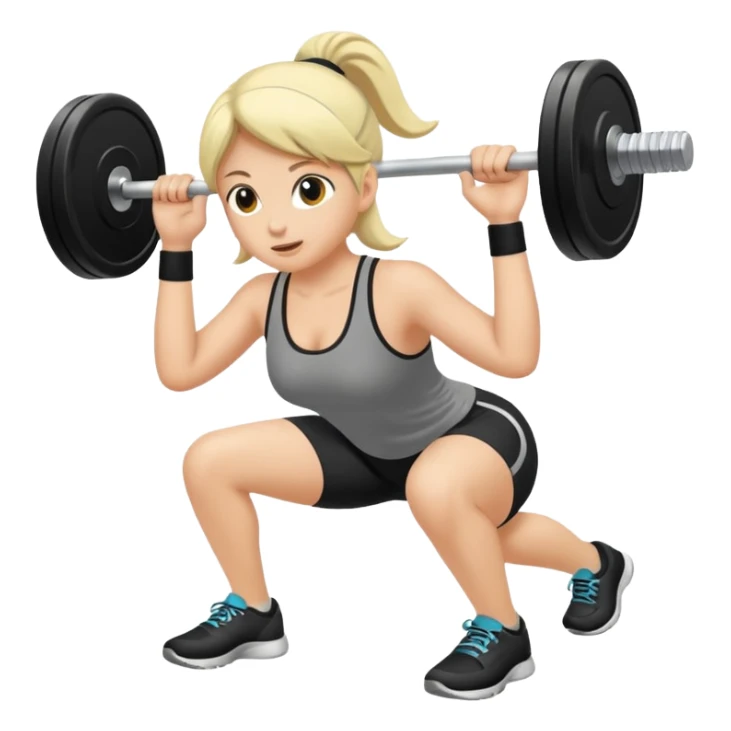 unas pesas de hacer ejercicio  sticker