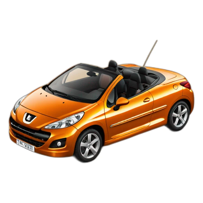 peugeot-207-Coupé-Cabriolet-orange sticker
