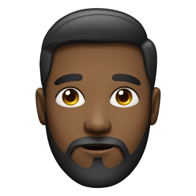 Gay bearded male portrait indoors  sticker