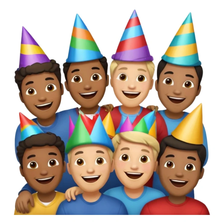 group of men sticker