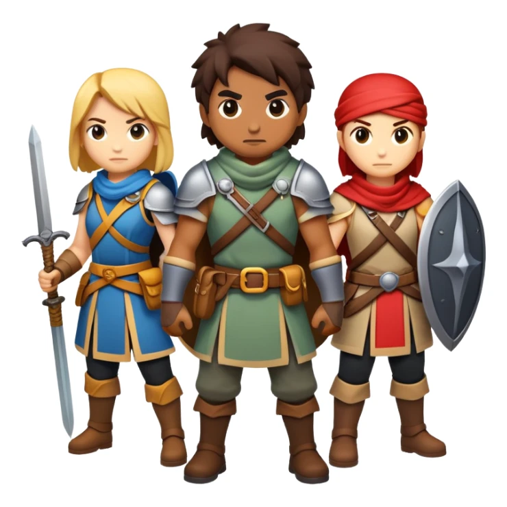 Baldur's Gate 3 party of adventurers sticker