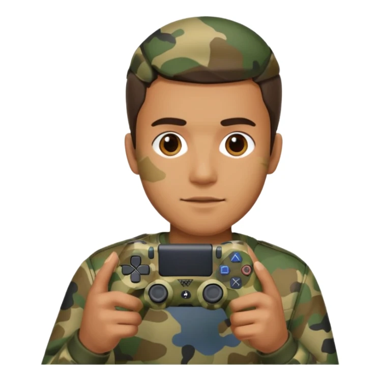 homme-avec-manette-ps4-camouflage sticker