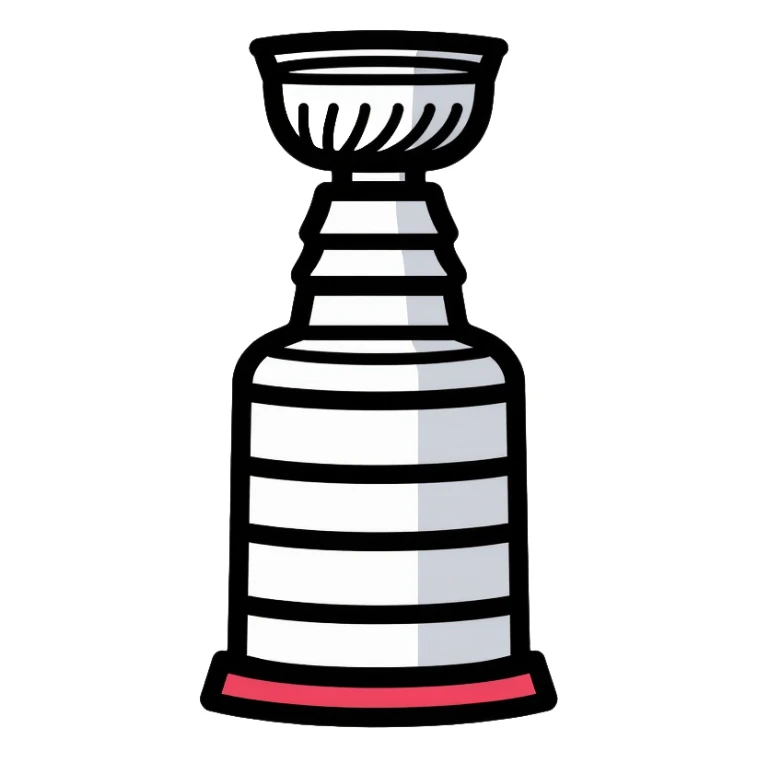 NHL Stanley Cup hockey championship trophy sticker