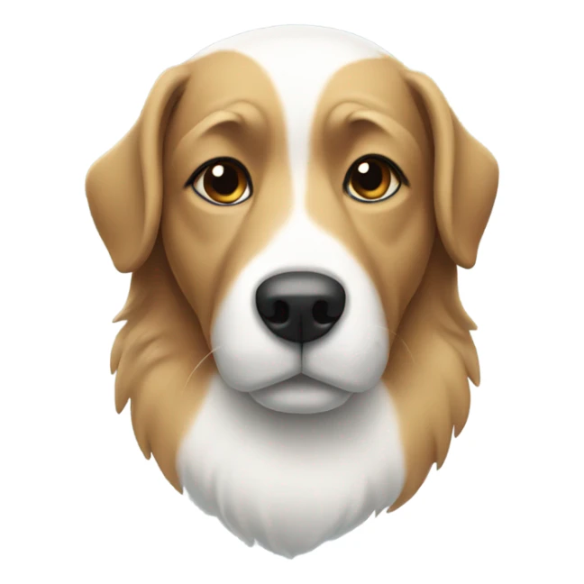 Dog in the snow sticker