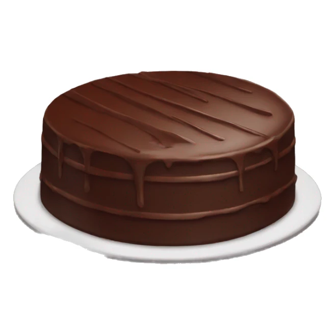 Chocolate cake  sticker