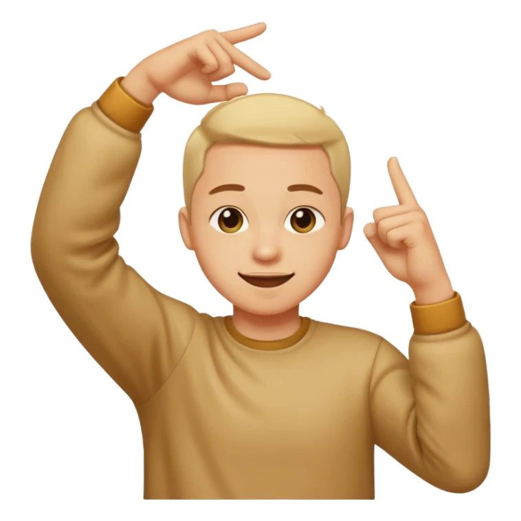 Please can you make a smirking face with dabbing arma sticker