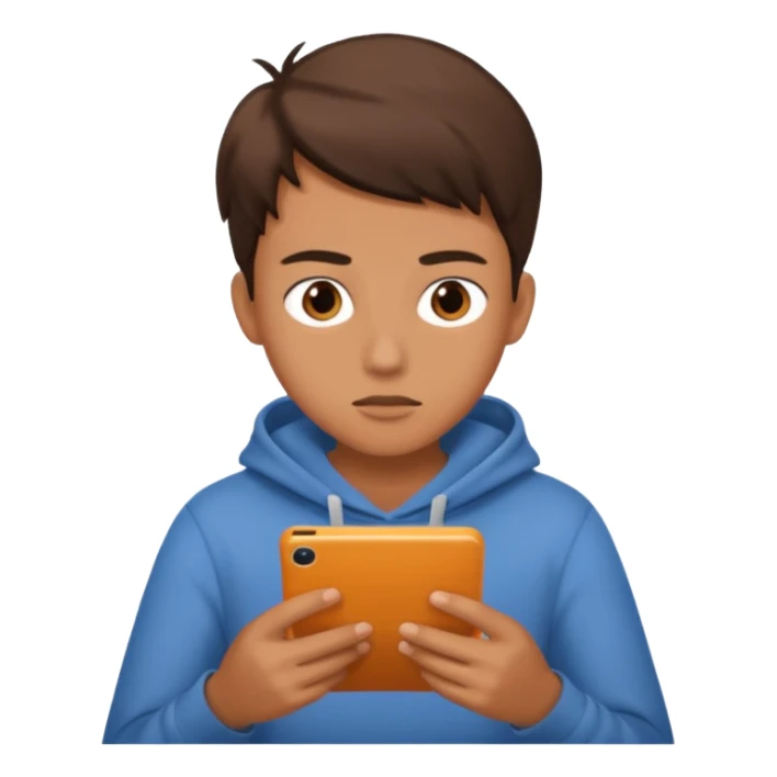 teenager reading a blog sticker