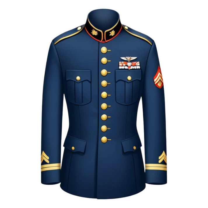 United states marine corps dress blue sticker