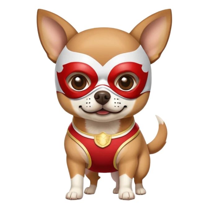 Chihuahua dog luchador  sticker