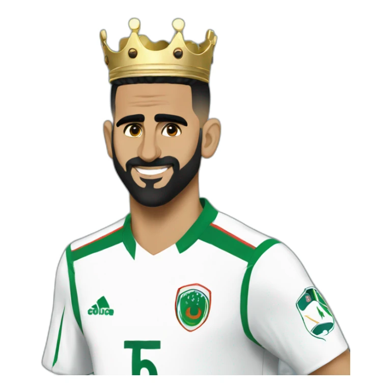 Mahrez is a king of Algeria  sticker
