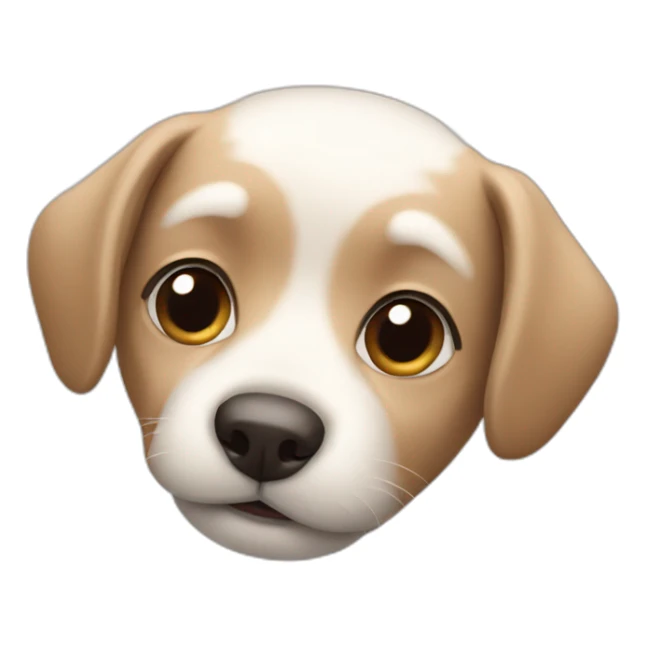 A little dog sticker