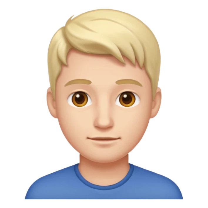 Make a close up of a male sticker