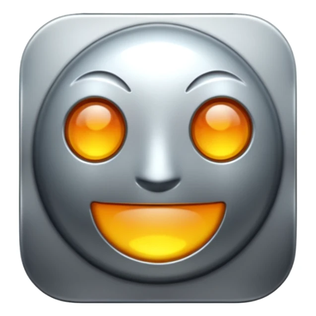 Metal image in professional look sticker