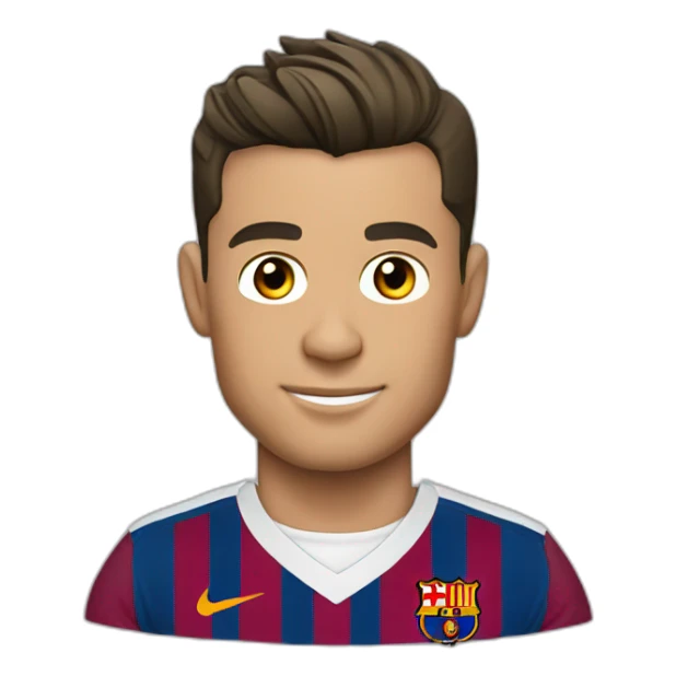 cristiano ronaldo barcelona polo sticker