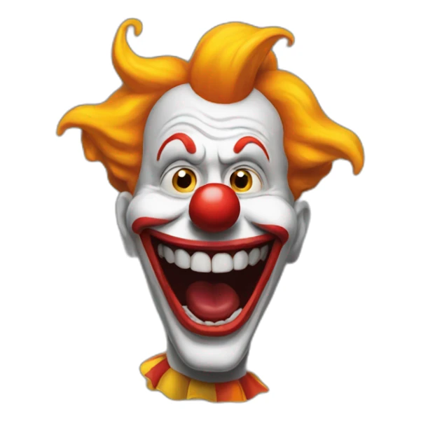 Art the clown flashing sticker