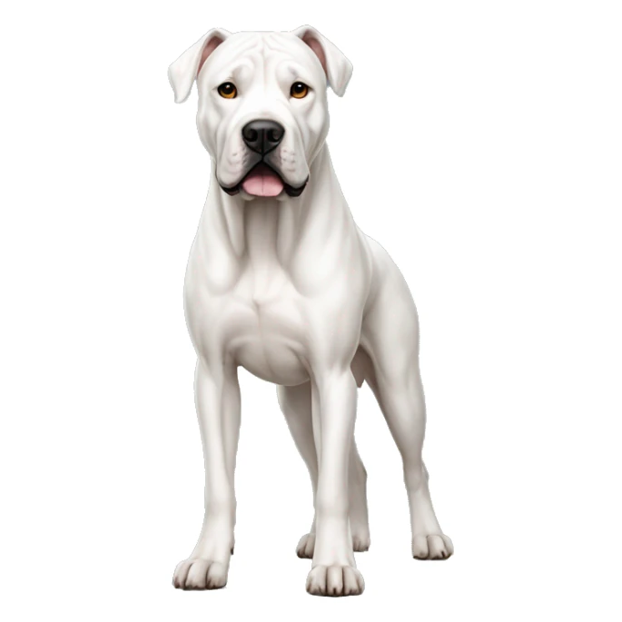 Dogo Argentino Dog Breed Full Body sticker