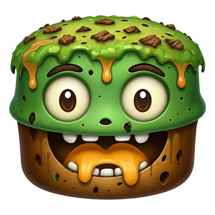 rotten food, no faces, no people sticker