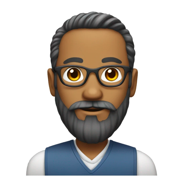 A teachA teacher with a beard behind the desk in the classroomer with a beard sticker