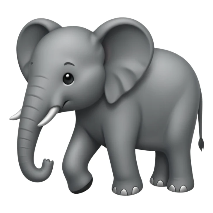 pata de elefante encadenada, solo pata sticker