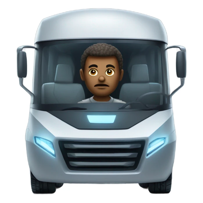 Pawn driving cyber truck  sticker