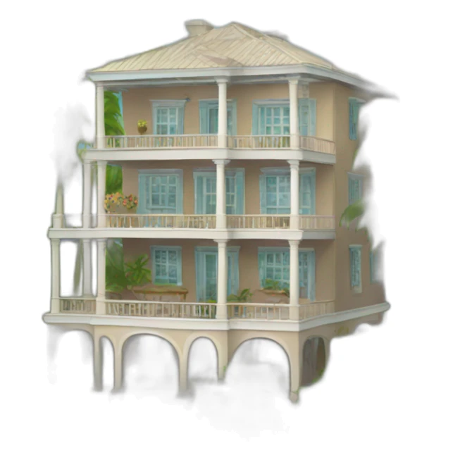 Gay home island mansion complex  sticker