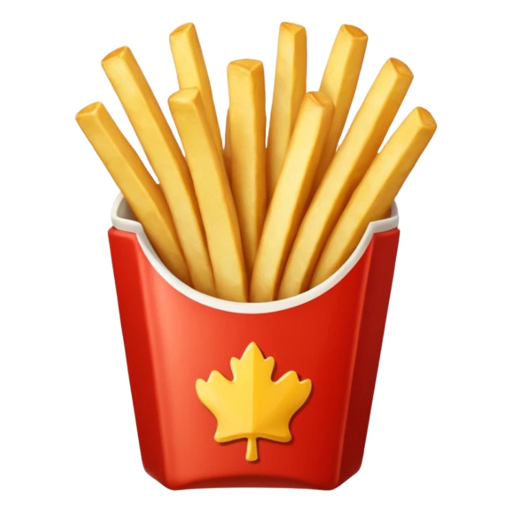 Porzione di patatine piccola sticker