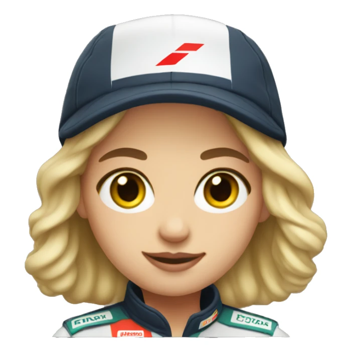 f1 girl sticker