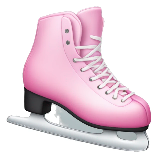 pink ice skating shoe sticker