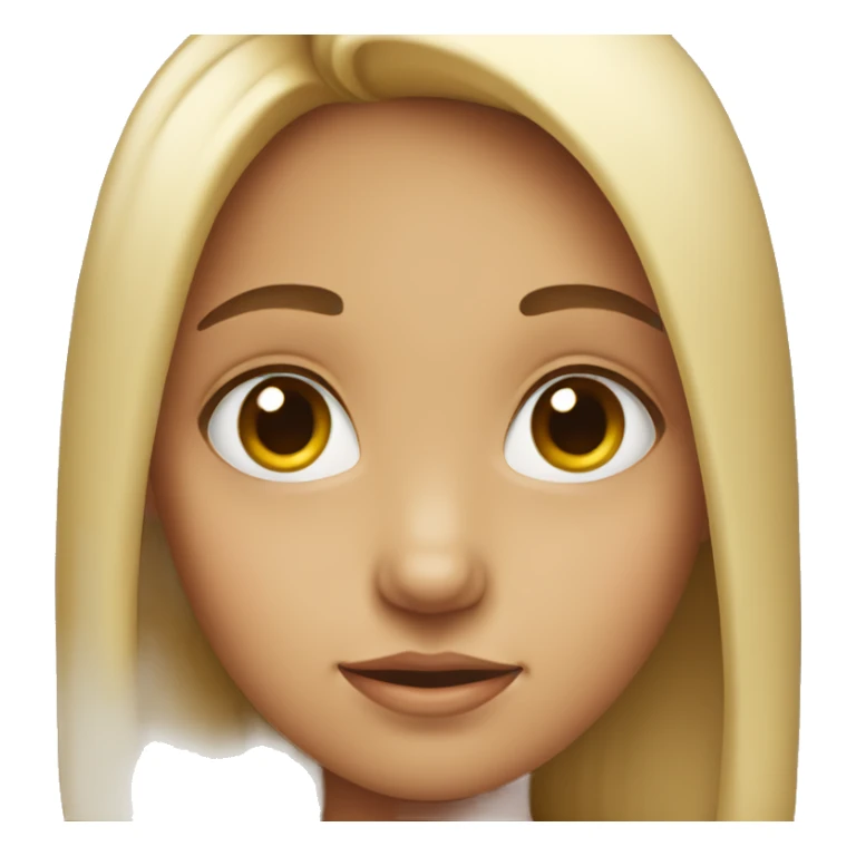 Small girl with cute eyes  sticker