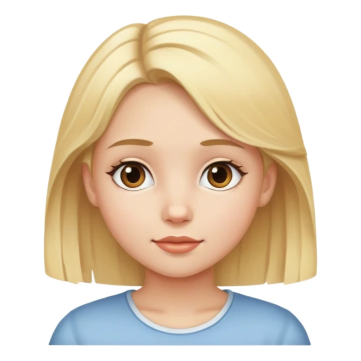 Girl named Ester with blonde hair sticker