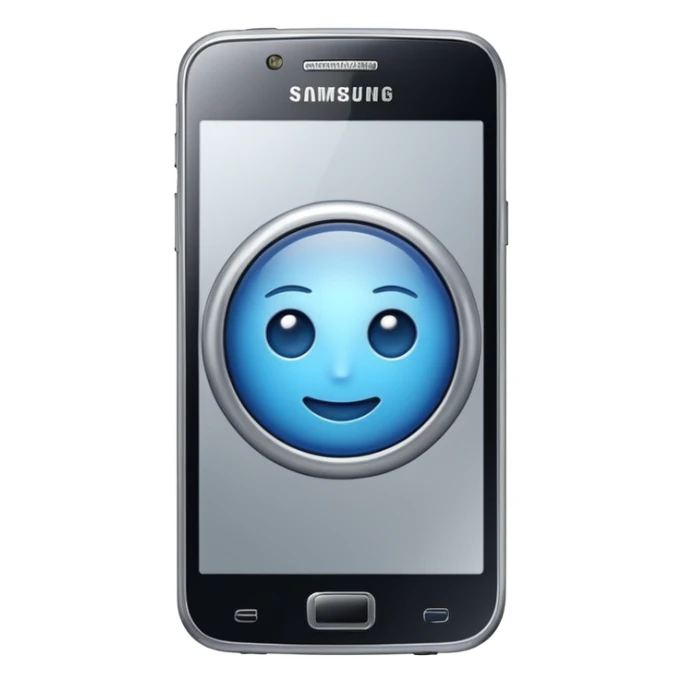 samsung s25 phone as an ios emoji sticker