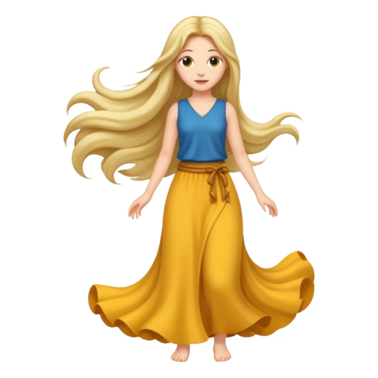 Naked woman full view sticker