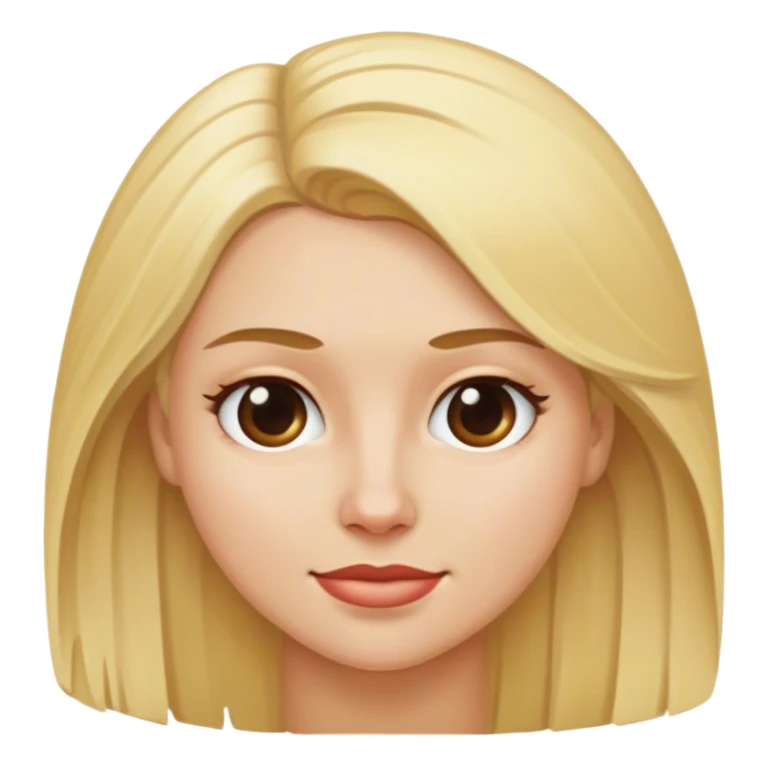 Blondie white women sticker