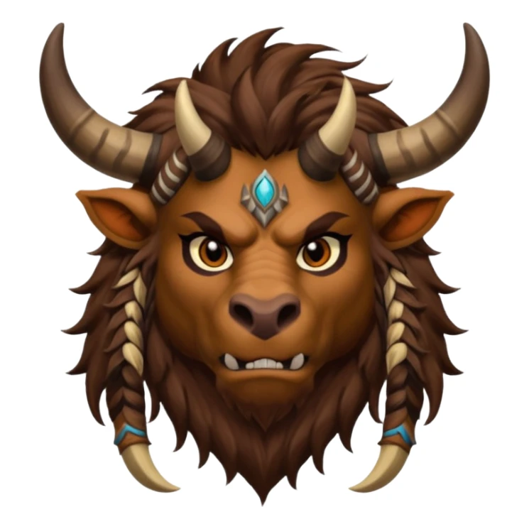 tauren from world of warcraft sticker