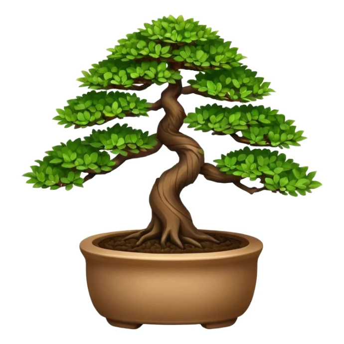 Bonsai tree sticker