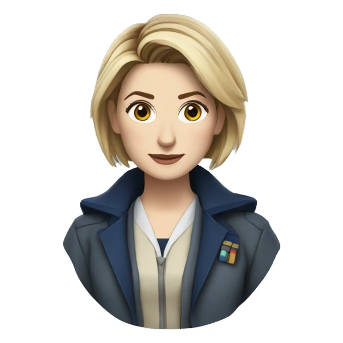 13th Doctor Who (Jodie Whittaker) sticker