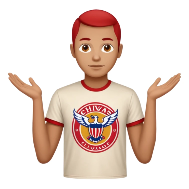 Quiero verme con camiseta de chivas sticker