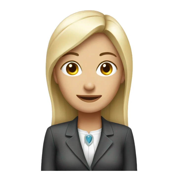 HR girl white compensation and benefit  sticker