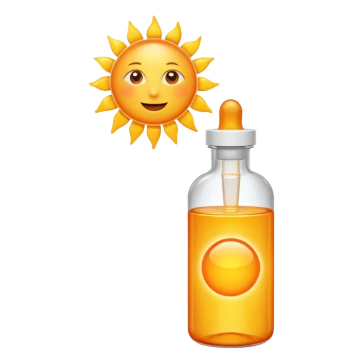 Vitamin A Retinol  and sun sticker