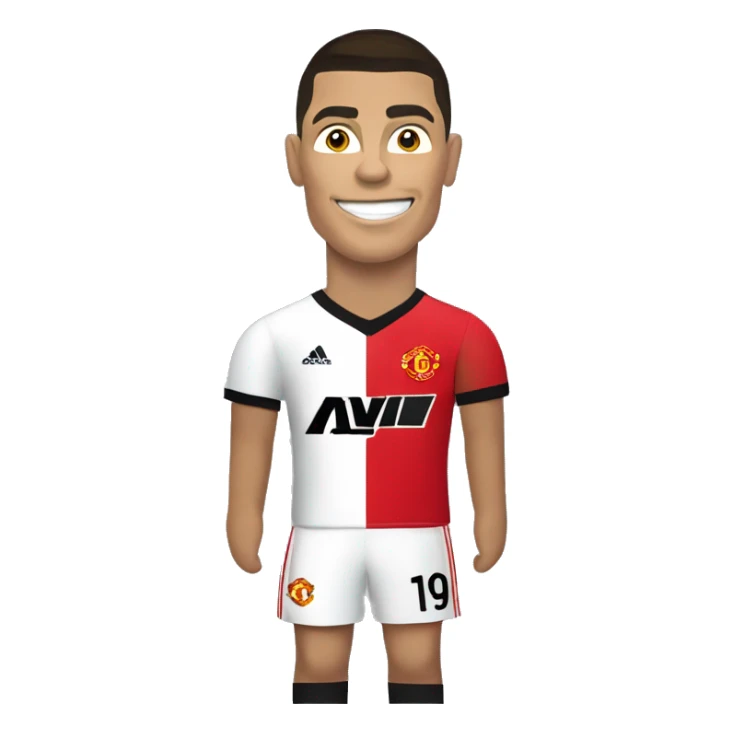 Cristiano Ronaldo at Manchester United  sticker