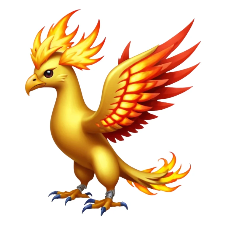 Technological Zippy Zappy Flaming Elemental Legendary Moltres-Zapdos-Mandibuzz-Yveltal-Porygon-fusion (full body) sticker