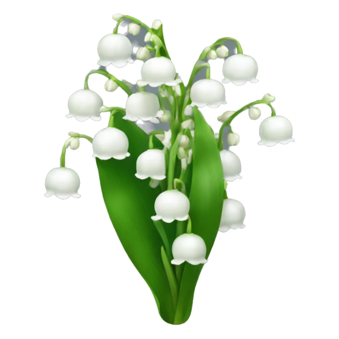 Lily of the valley sticker