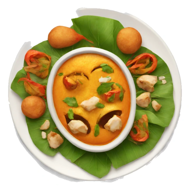 INDIAN FOOD ON A PLATE sticker