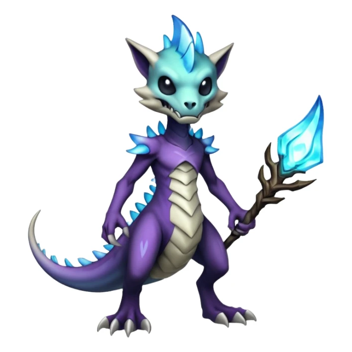 Shiny Bioluminescent Evil Glowing Ethereal Eldritch Marowak-Duskull-Darkdramon-fusion sticker