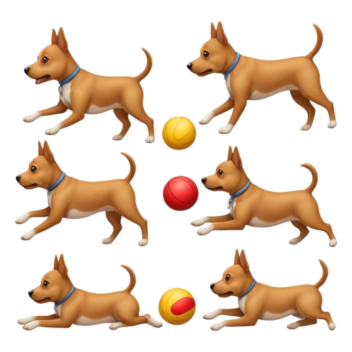 craeate me a series of emojis for those excersises (dog)

Nose
Sit
Lay down
Spin
Focus
Drop
Walk next to me sticker