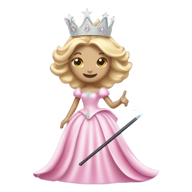 Glinda witch with white skin sticker